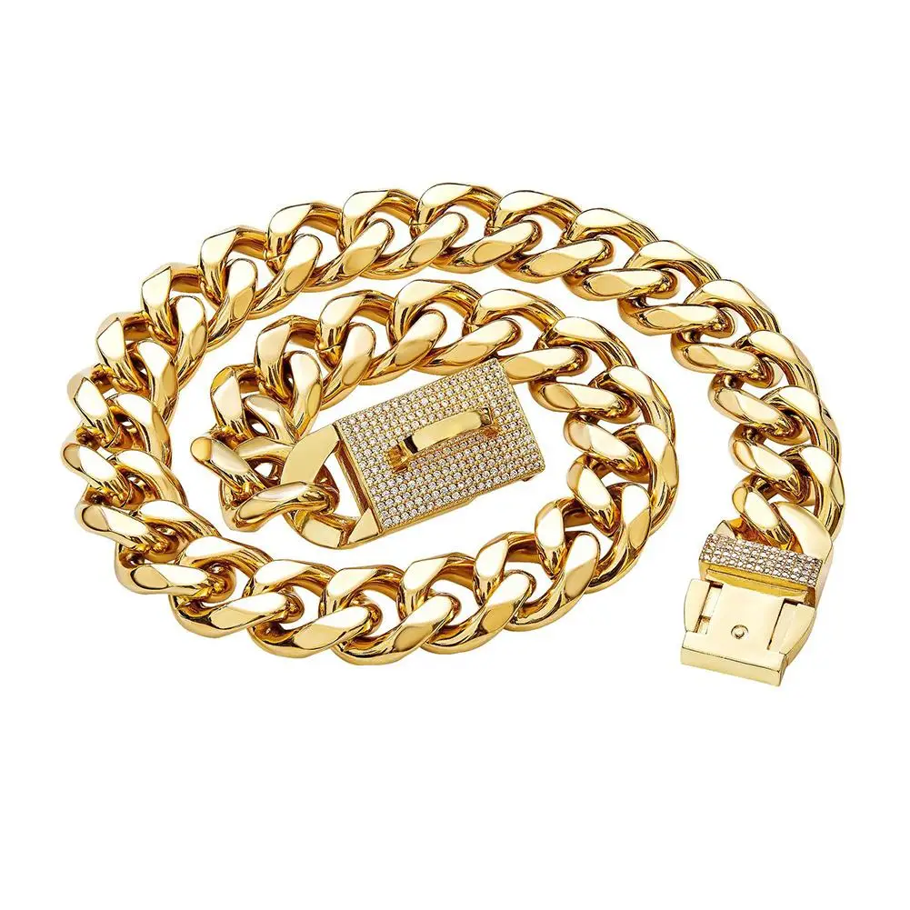 Ошейник для собак среднего и большого размера из титановой стали толщиной 19 мм