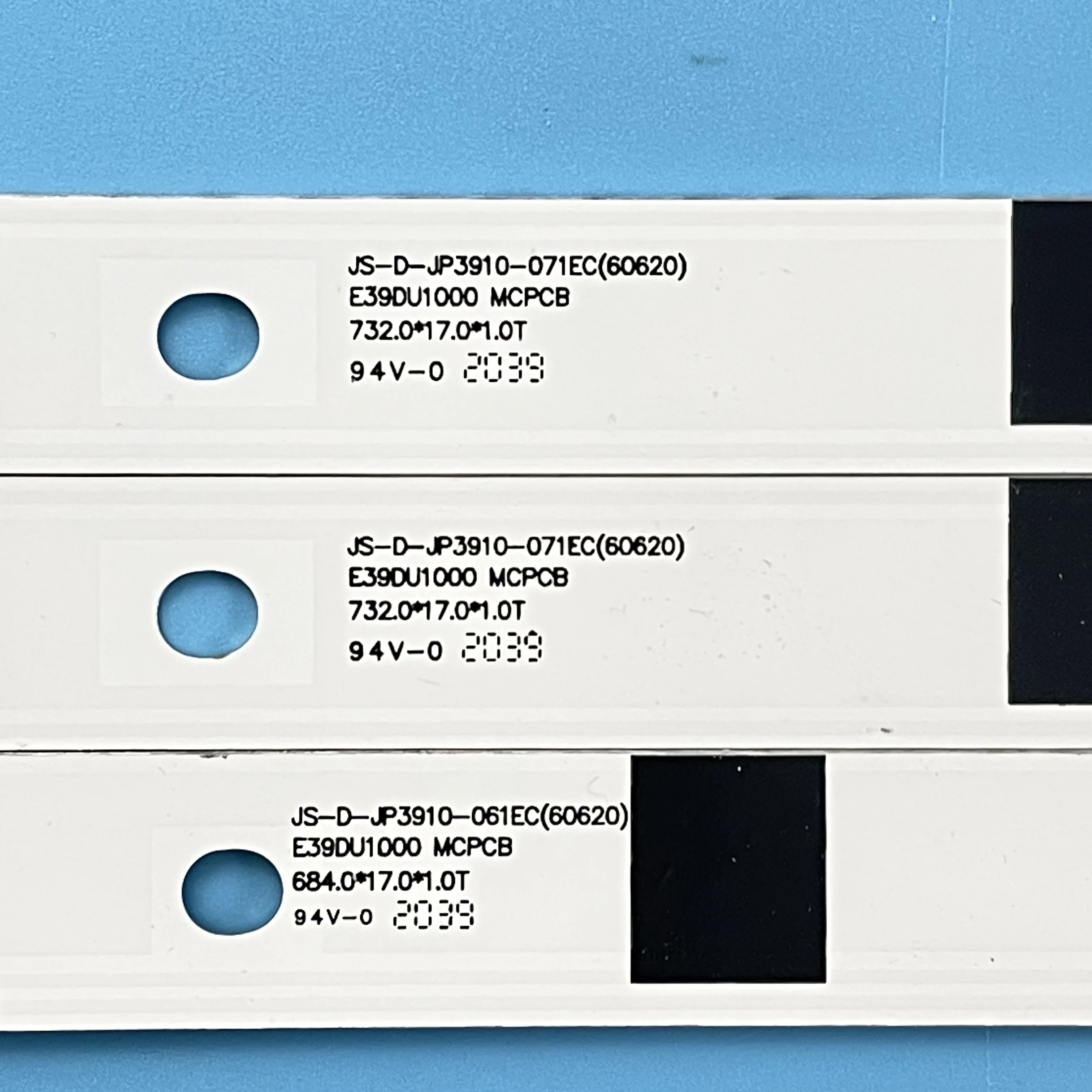 Светодиодная лента с подсветкой для JS-D-JP3920-061EC JS-D-JP3920-071EC E39F2000 MCPCB AKAI AKTV401 AKTV403 AKTV4021