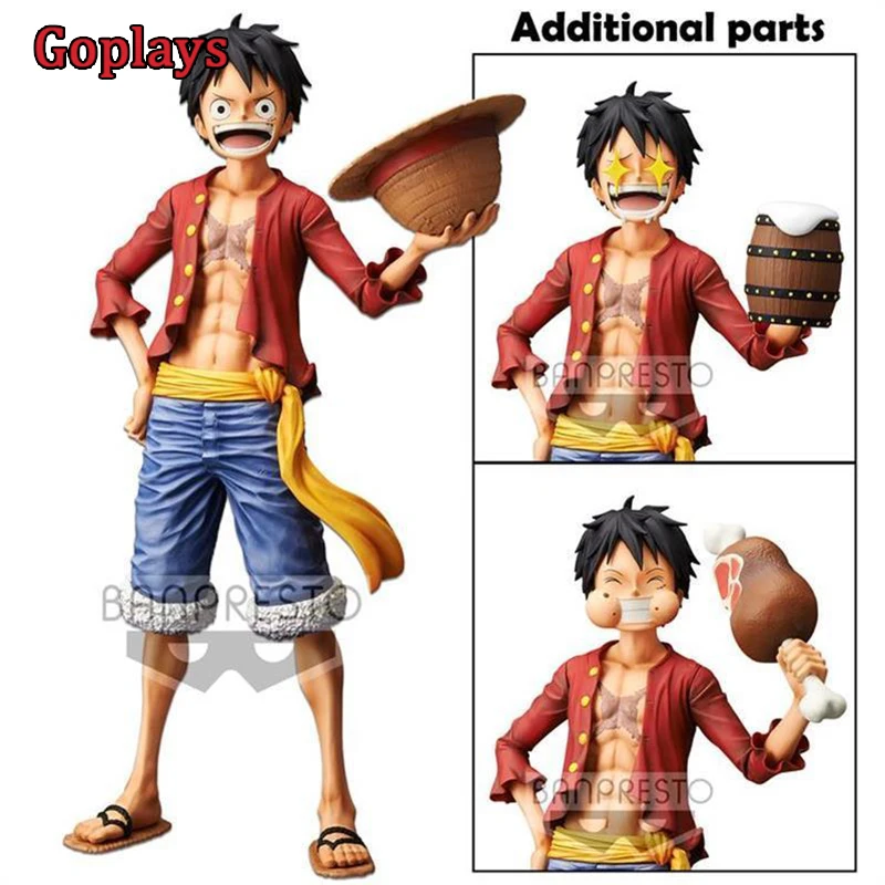 

Bandai Original Banpresto One Piece Grandista Nero Monkey D. Luffy 28cm PVC Figure Anime Model Toys