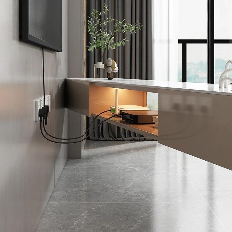 Современная Подставка для телевизора в спальню настенное крепление плавающие