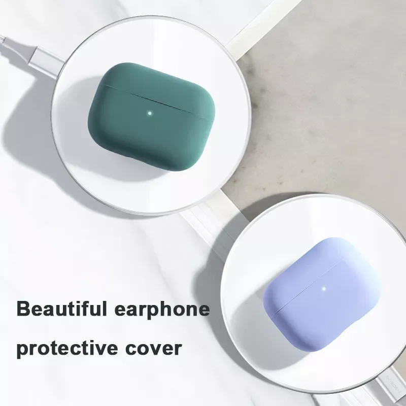 

Official Soft Liquid Silicone Case For AirPods 3 Wireless Bluetooth Earphone Protective Case For Apple 3 Cover Case