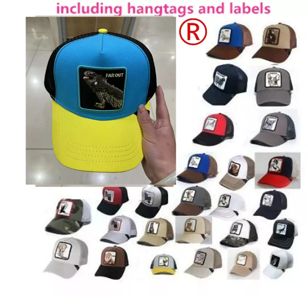 

Goorin wolf New Baseball Cap Animal Embroidery Anime Cute Embroidery Summer Mesh Men's Ms. Outdoor Sunshade Truck Driver hats-i