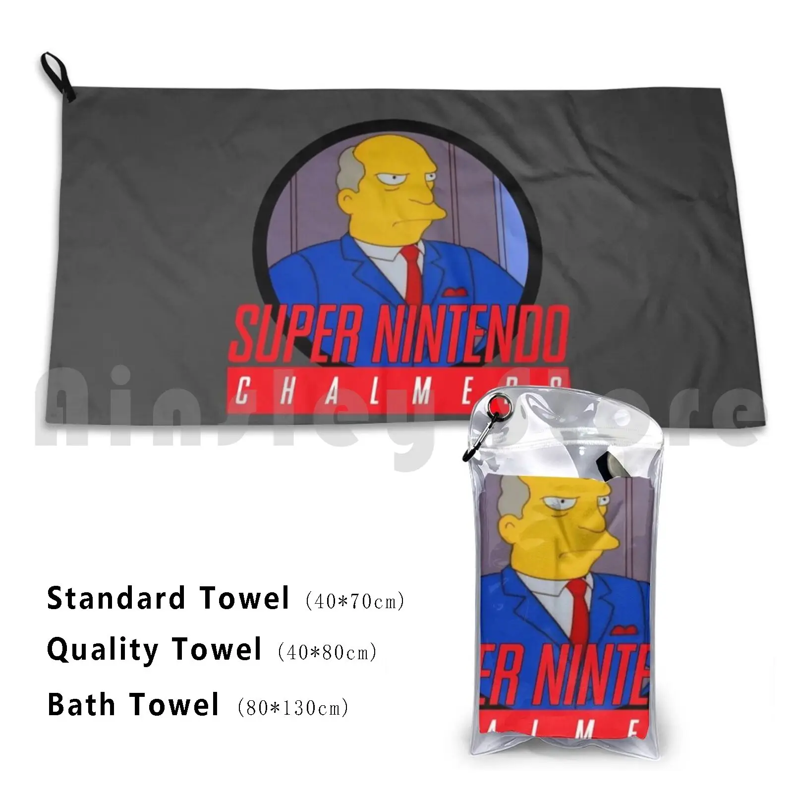 

Super Chalmers Bath Towel Beach Cushion Chalmers Steamed Hams Skinner Superintendent