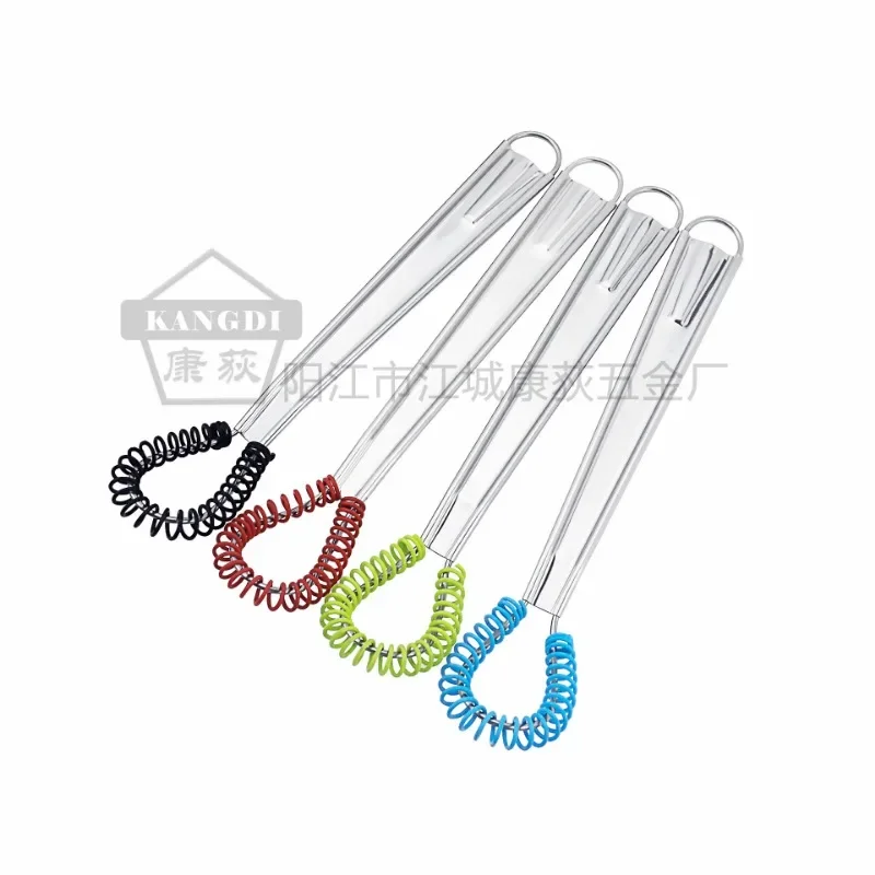 1 шт. волшебный ручной пружинный венчик из нержавеющей стали миниатюрный