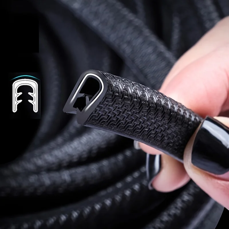 

Car Door Edge Protector Universal Auto Door Guard Protective Strips Universal Automobiles Doors Trunk Hood Seal Sealant Strip