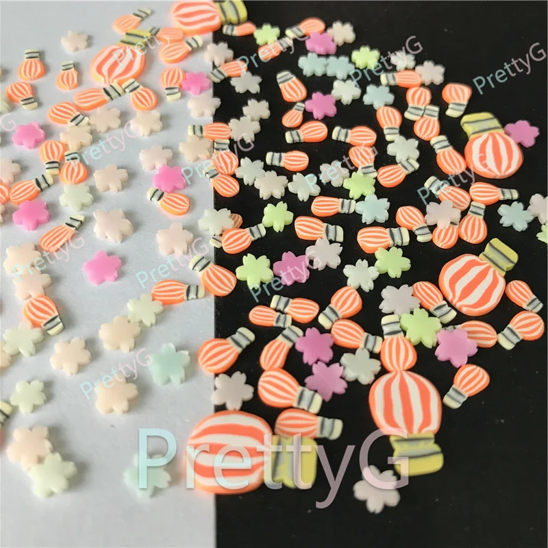 

PrettyG 100g Pack Mixes Slices Supplies Polymer Soft Clay DIY Decoration for Resin Nail Art Slime Cake Dessert RT-MX04