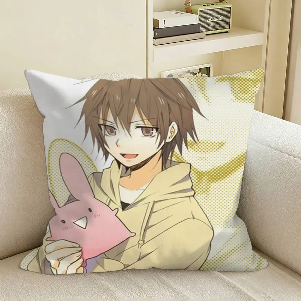Фото Чехол для диванной подушки Sekai-Ichi Hatsukoi BL-Anime, однотонный, для гостиной, домашний декор, чехол для подушки №3