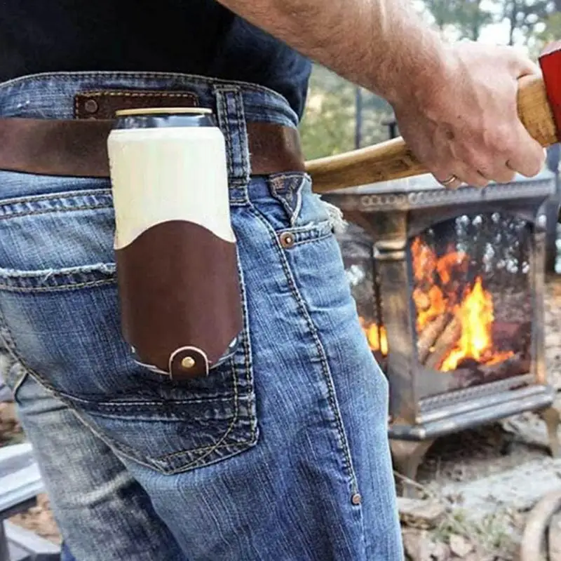 Кобура для пива ремень из искусственной кожи держатель водонепроницаемая