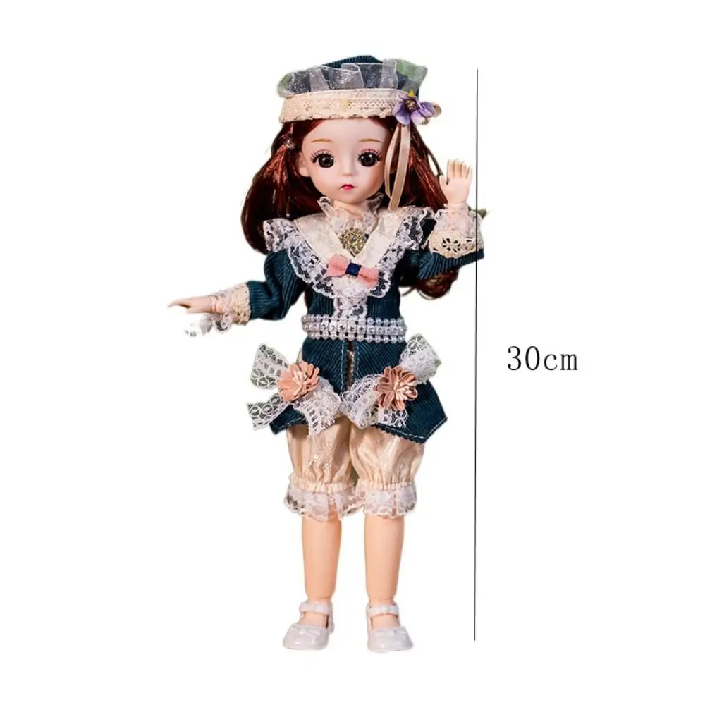 Подвижная кукла принцессы BJD с большими глазами корейский макияж сделай сам 30 см