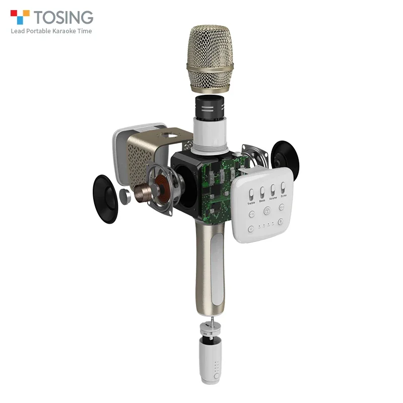 Фото Конденсаторный микрофон TOSING V2, профессиональный микрофон для студийной записи микрофона для домашней вечеринки, караоке №5