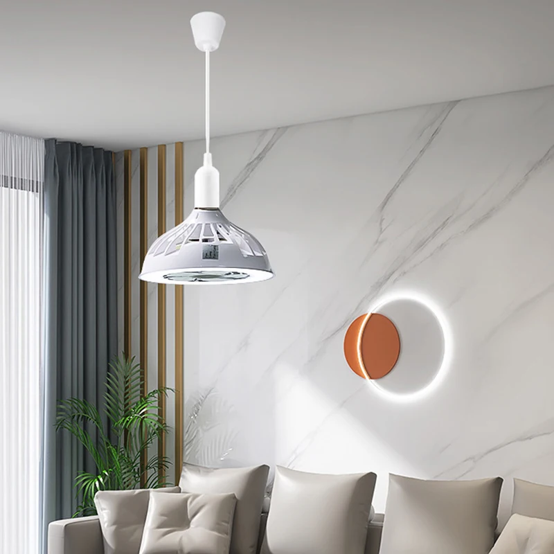 Универсальный потолочный вентилятор 2 в 1 220 В E27 12 Вт