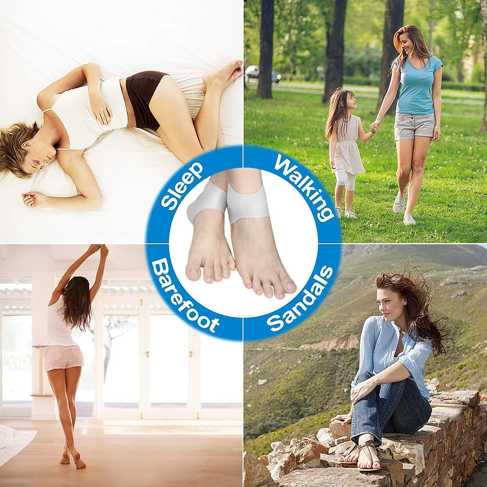 2 шт./упаковка гелевые протекторы для пяток