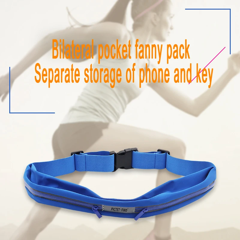 

MT06 Двухсторонняя карманная поясная сумка для бега, Спортивная поясная сумка, искусственный чехол, поясная сумка, сумка для спортзала, спорт...