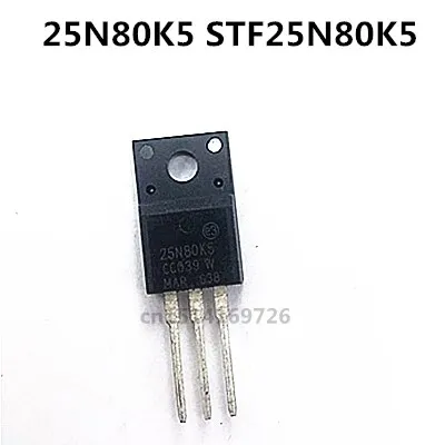 

Original New 5pcs/ 25N80K5 STF25N80K5 TO-220F 800V 19.5A