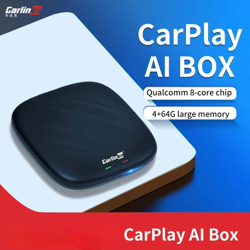 

V3 Ai Box Android автомобильный и беспроводной CarPlay мультимедийный видеоадаптер, 4 Гб + 64 ГБ, 8 ядер, система Android, поддерживает только автомобили с OEM