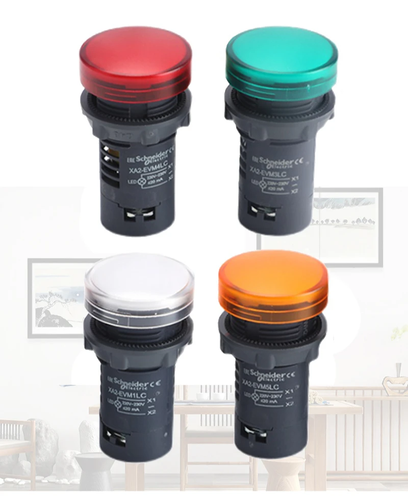 Оригинальный светодиодный индикатор Schneider Electric XA2EVB/XA2EVM/XA2EVQ 1LC/3LC/4LC/5LC/6LC
