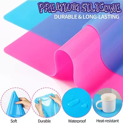 

30*40Cm Large Silicone Resin Sheet for Diy Resin Crafts Casting Mold Tools Mat Multi Purpose Mat