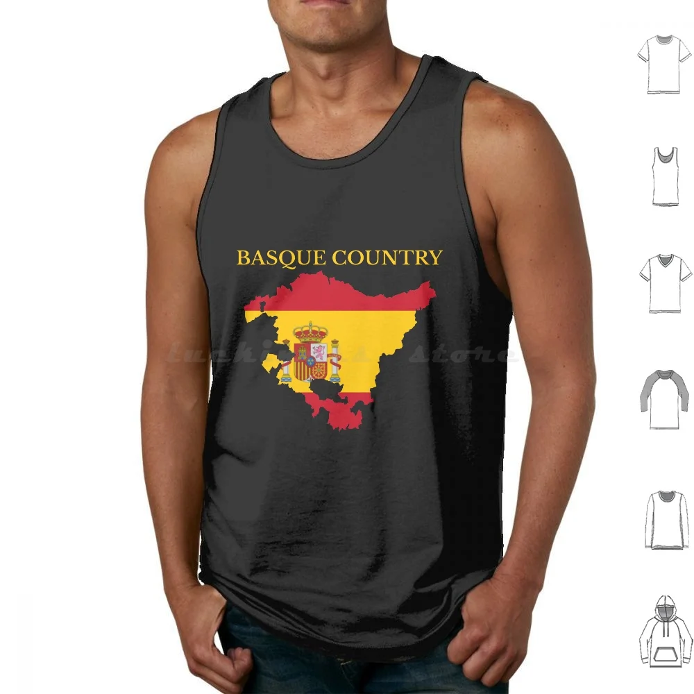 

Basque Country Vasco , Map , Spain Tank Tops Vest Sleeveless Community Of Basque Country Spanish Basque Country Region