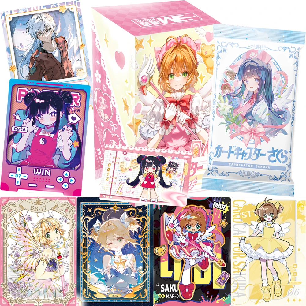 Фото Коллекция Card Captor Sakura: модные аниме-карты с уникальным креативным дизайном и горячим тиснением, персонажи в стиле магической леди, подарок на день рождения. №1