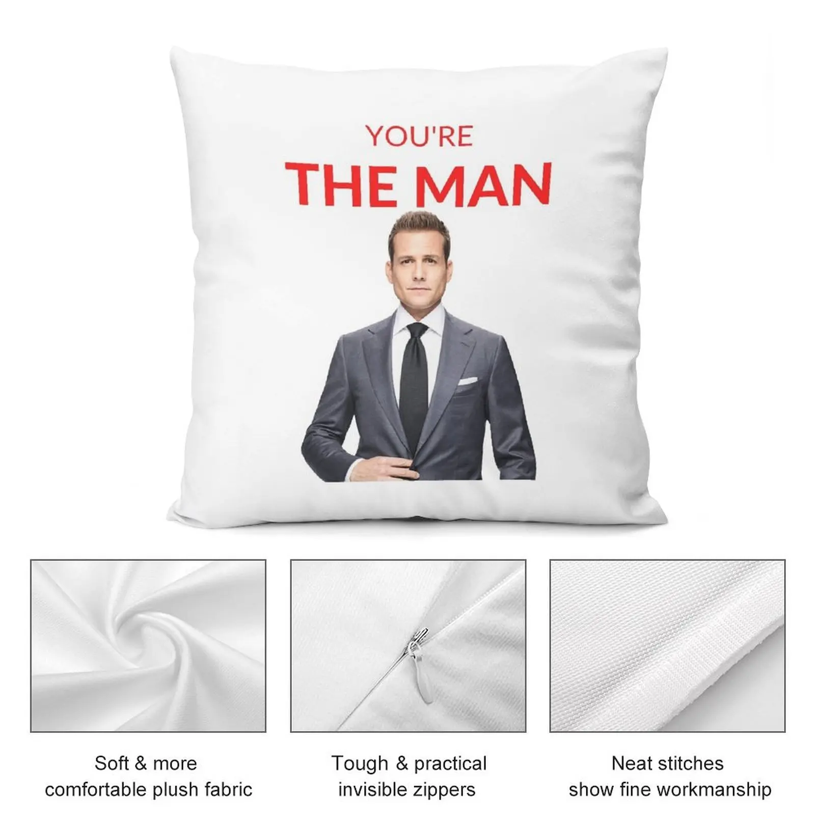 Наволочки для диванных подушек с мраморным рисунком you's the Man