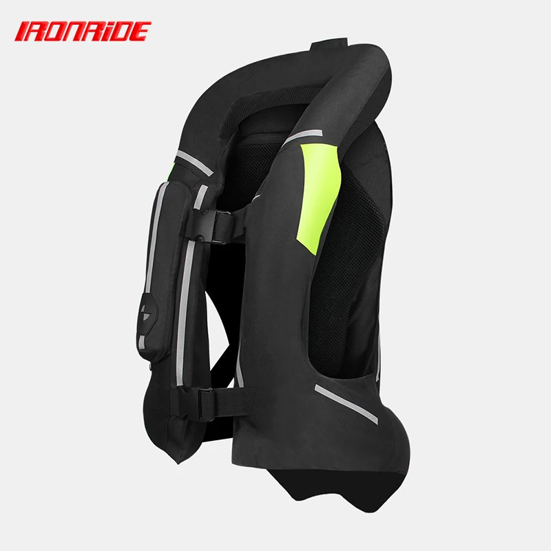 

Мотоциклетный жилет с подушкой безопасности, мужская светоотражающая защитная одежда, мотоциклетная куртка, гоночная езда, подушка безопасности для мотокросса, защита CE