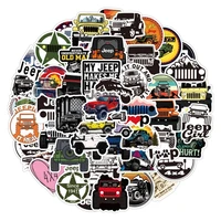 103050 pcs off road jeep cartoon graffiti waterproof sticker decorative desktop laptop helmet car kids toy decal sticker