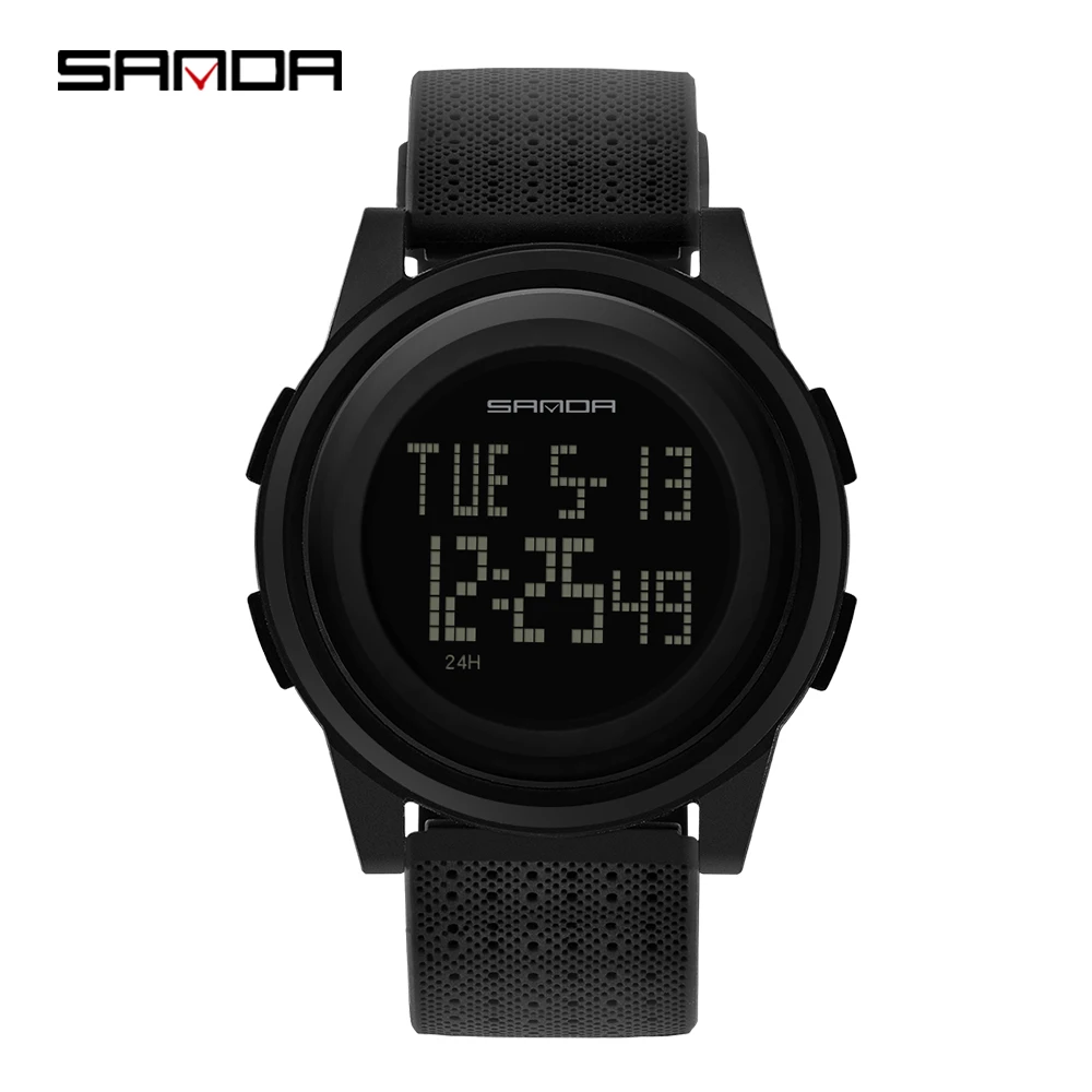 

SANDA Top Brand Super Slim Men's Watches Luxury Electronic LED Digital Men Watch for Man Clock Male Wristwatch Relogio Masculino