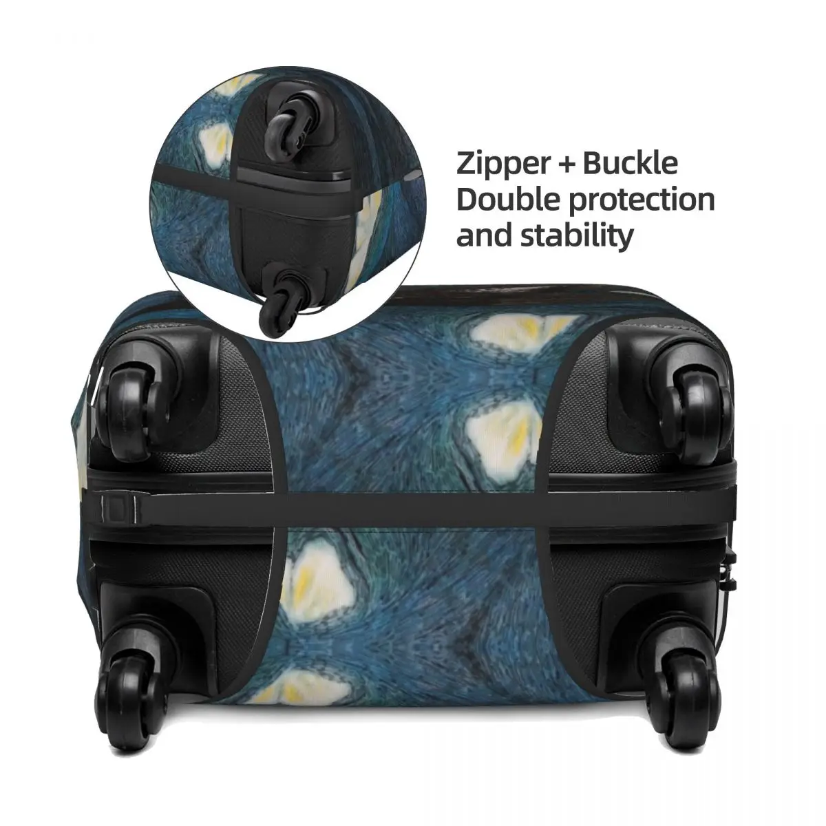 Пользовательский милый чехол для багажа Scottie Puppy эластичный дорожный чемодан