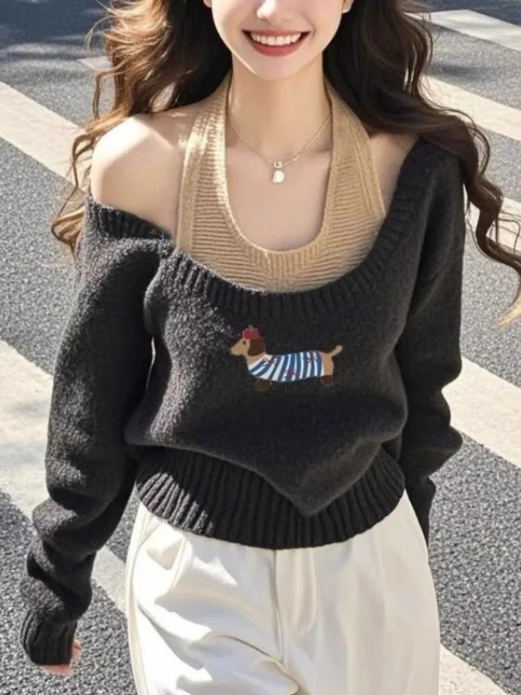 Осень и зима уникальный шикарный свободный ленивый искусственный