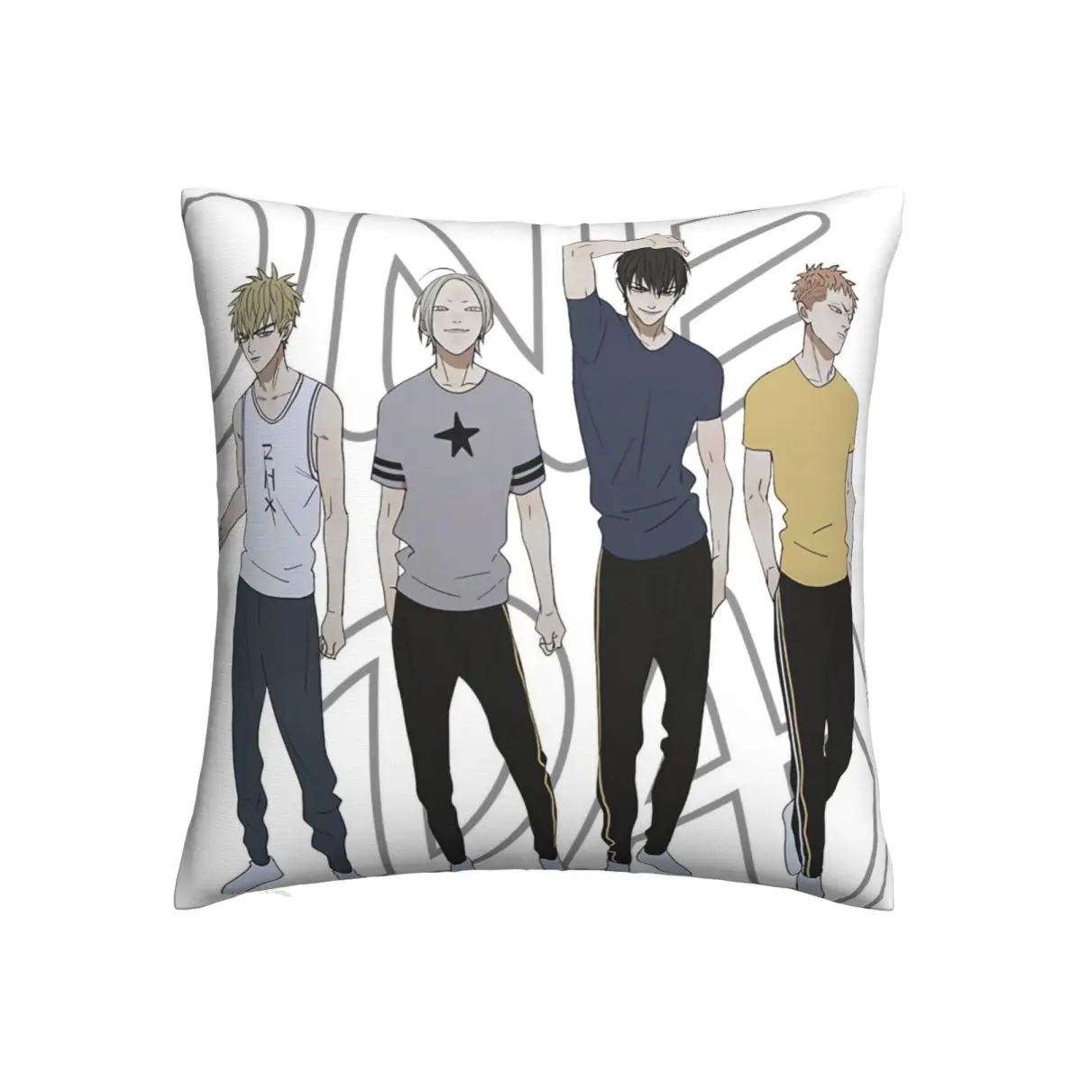 

Old Xian Anime Mangas Pillowcase Polyester Cushion Cover Decor 19 Days Throw Pillow Case Cover Home Drop Shipping 40X40cm