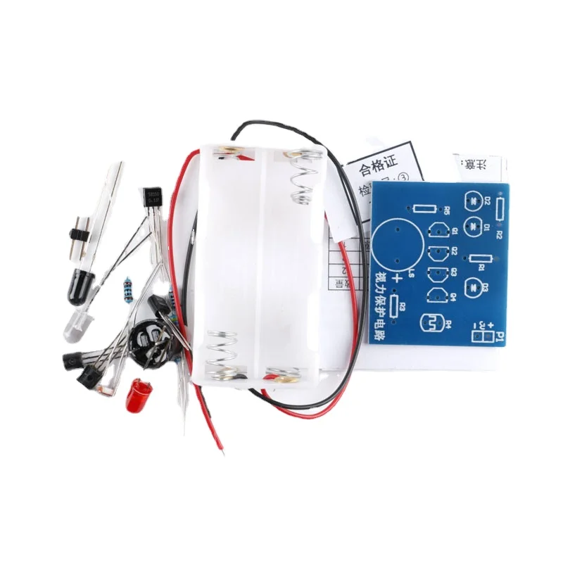 

DIY Reminder Kit IR Infrared Detection Electronic Circuit Board 6V Reminder Kit Detect Brightness Photoresistance Triode Buzzer