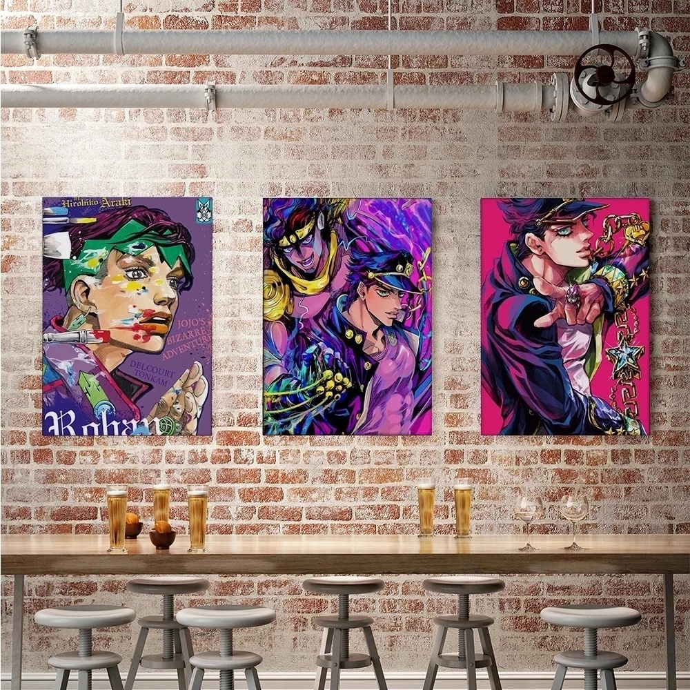 

Wall Art Japanese Jojos Bizarre Adventure Modular Canvas Home Decor Pictures HD Printed Paintings Living Room Artwork No Framed