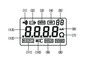 Цифровой токоизмеритель сопротивления заземления DUOYI Y1000A 0 01-1000 Ом 99 наборов ток
