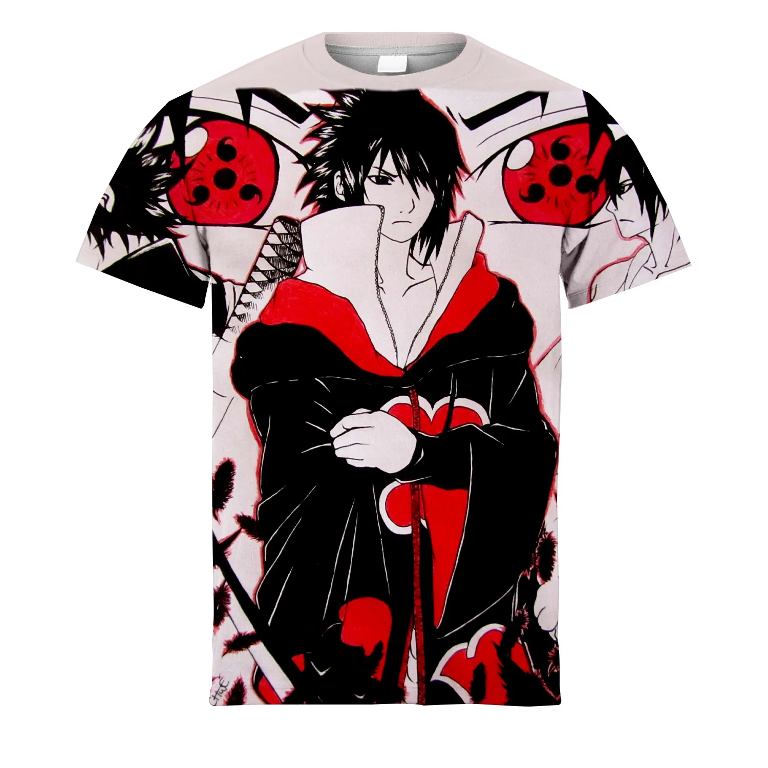 

Summer Handsome New Anime Naruto Men's And Women's T-shirts Cute Trend Breathable Children's Short-sleeved T-shirts
