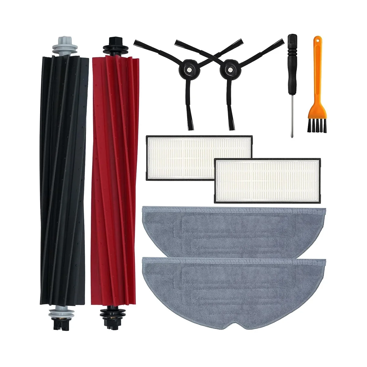 

Accessories for Roborock S8 Pro Ultra Robot Vacuum Cleaner, Upgrade Double Brush System Main Brush, Wipes