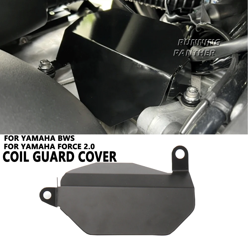 

Motorcycle Accessories For YAMAHA BWS / FORCE Force 2.0 Coil Cup Guard Disc Cable Protector Cover Black