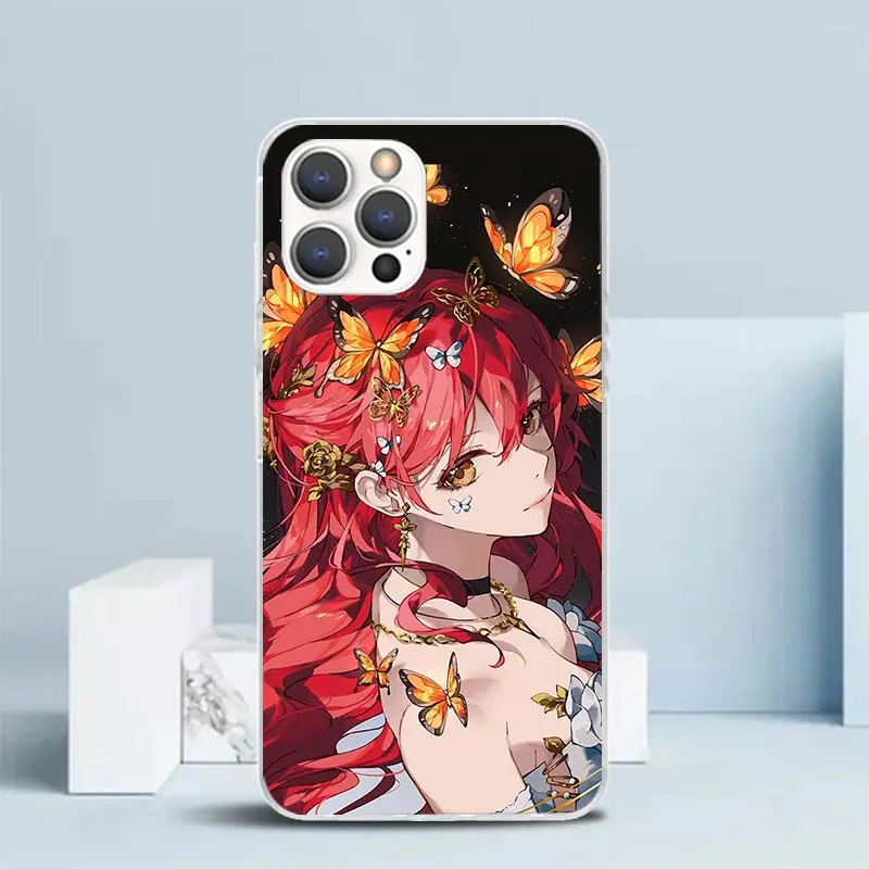 Фото Чехол для телефона Honkai Star Rail Himeko для iPhone 16, 17, 17E, 16E, 15, 14 Plus, 13 Mini, 12, 11 Pro Max, 7, 8 + SE 2020, мягкий чехол из ТПУ 16 №2