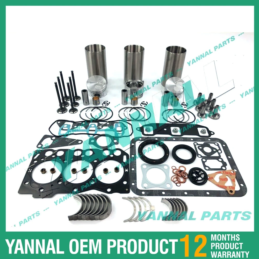 

Комплект для ремонта двигателя Yanmar 3TNE68 3D68E 3TNE68C, трактор-генератор