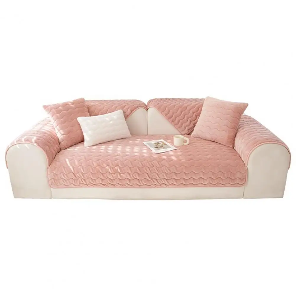 

Thickened Milk Velvet Sofa Cushion Soft Plush Sofa Cushion Cover Anti-slip Thickened Comfortable Universal Room for Sofas