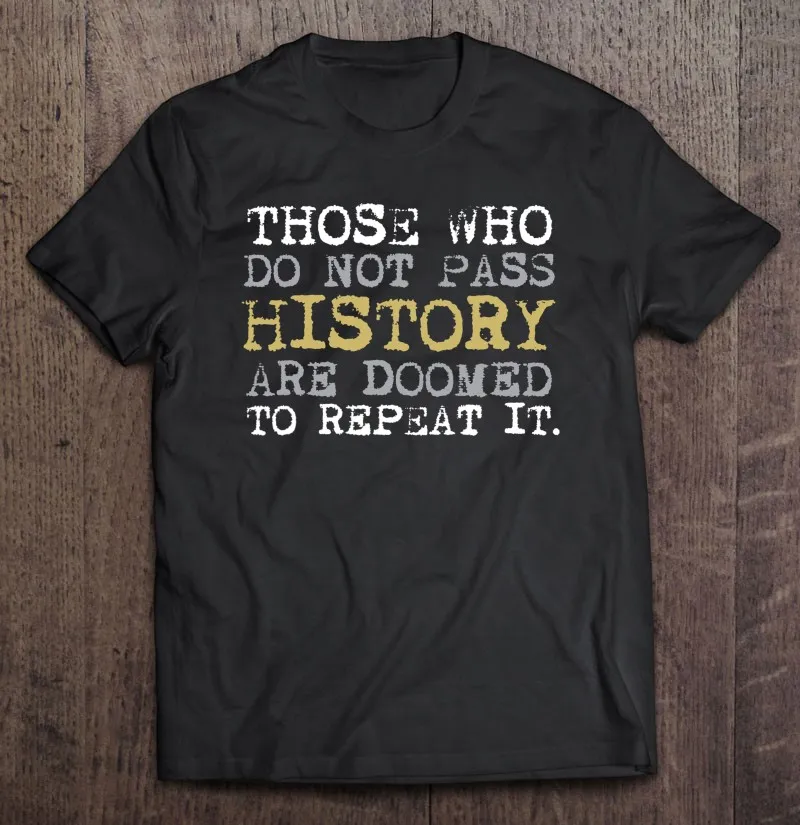 

Футболка для учеников, студентов и студентов, с надписью непройти по истории, Мужская одежда, мужская Эстетическая одежда, аниме одежда, руб...