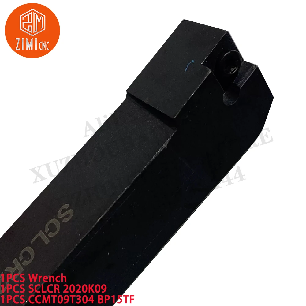 1PCS SCLCR2020K09 внешний токарный держатель 95 градусов + CCMT09T304 BP15TF твердосплавные