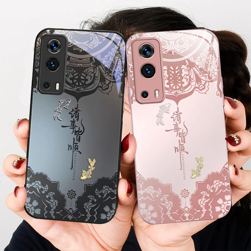 Everything goes For VIVO Y72 X100 Pro Y55 16 V20 29 V30 X60 Y11s Y20 X80 5G Y36 4G V23e Tempered Glass Phone Case
