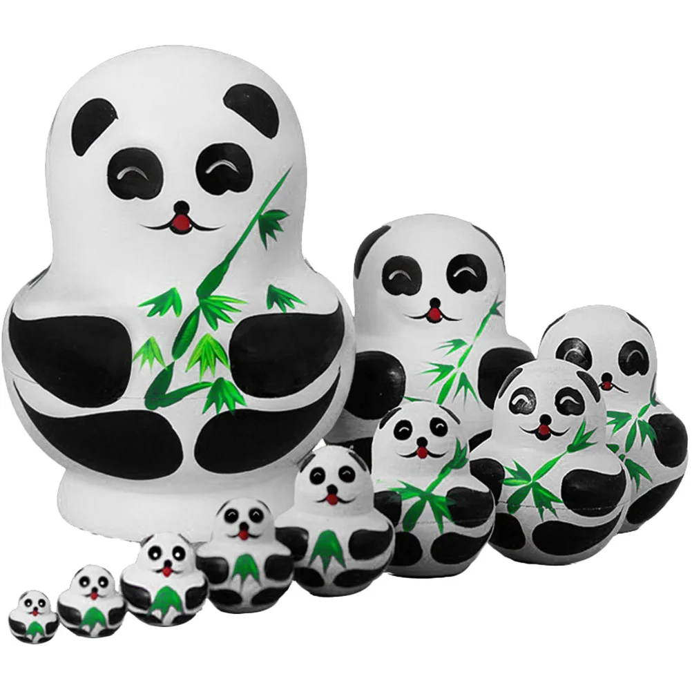

Pandanestinganimal Russiancute Stacking Paintsgifts Wishing Set Gift Woodentoys