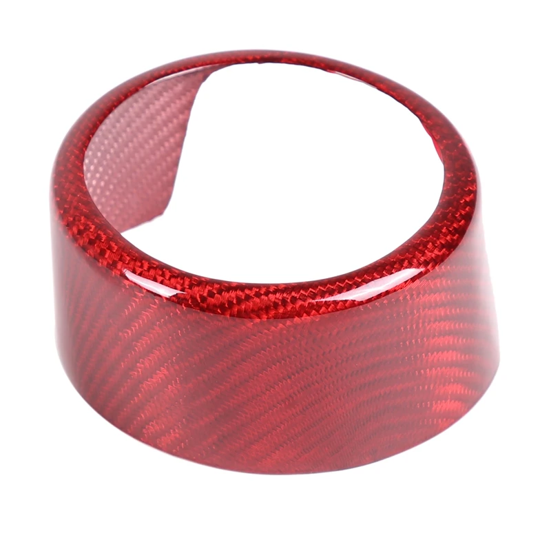 

Car Real Carbon Fiber Grill Logo Emblems Outer Ring Cover Fit For Alfa Romeo Stelvio 2017-2020