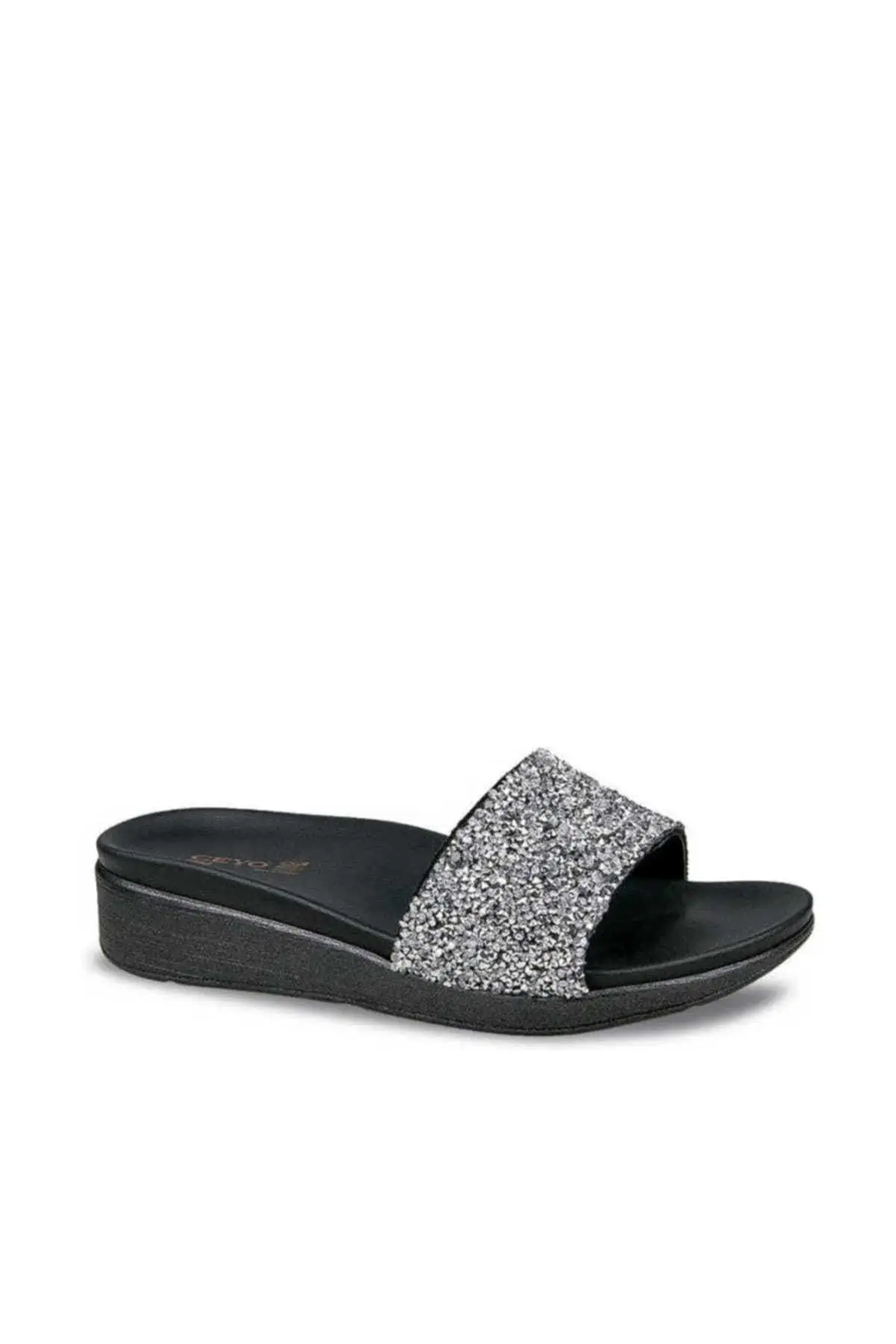 

Women Silver Slippers 9962