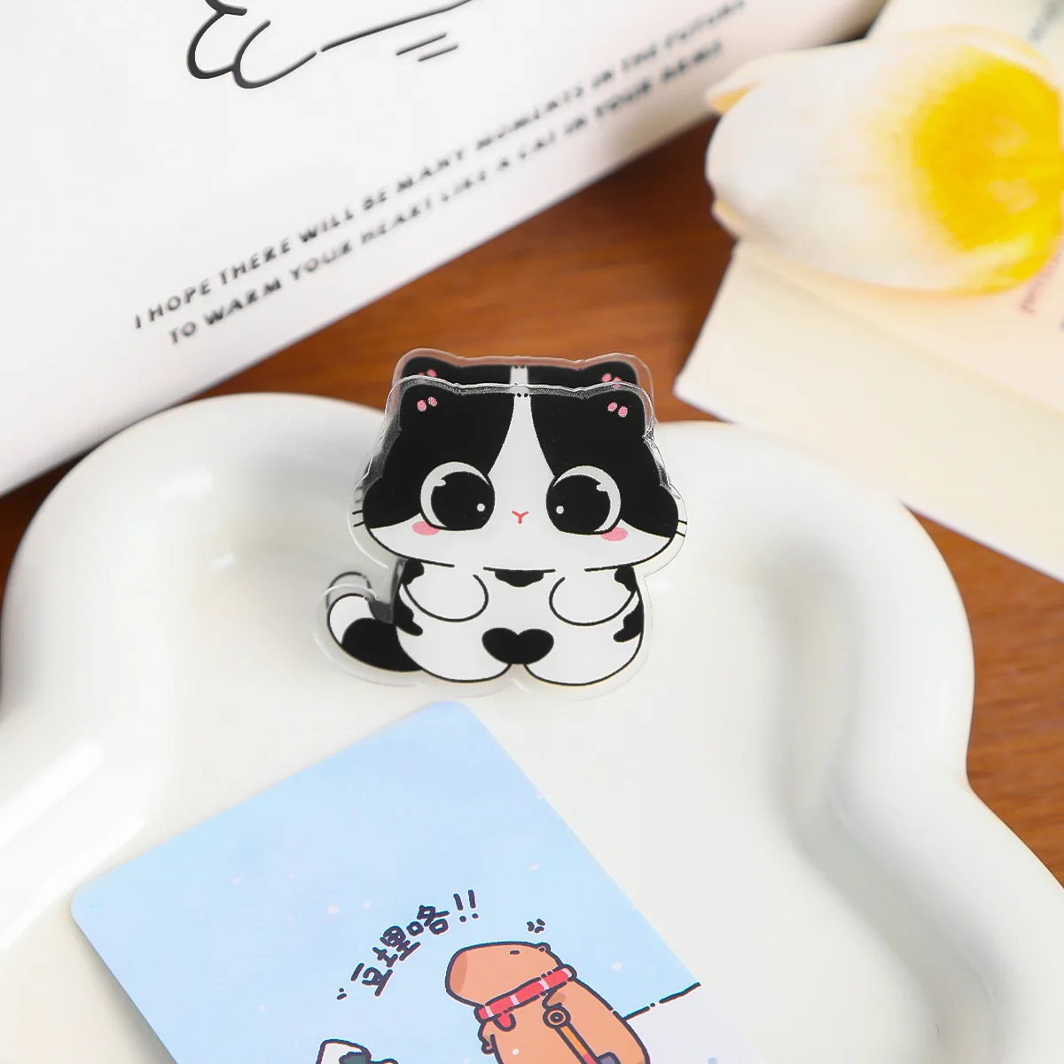 

Двусторонний зажим-котенок