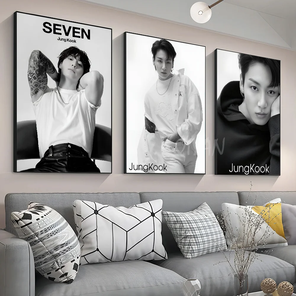 Современная поп-музыка идол певица J-JungkookS постер плакат наклейки художественные