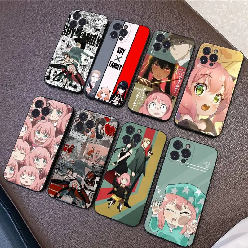 

Spy X Family Phone Case Silicone Soft for iphone 14 13 12 11 Pro Mini XS MAX 8 7 6 Plus X XS XR Cover
