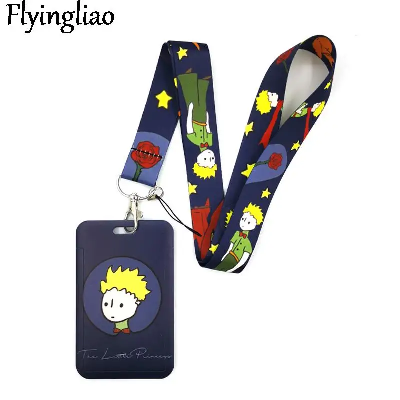 

Little Prince black Neck Strap Lanyard for keys lanyard card ID Holder Key Chain for Gifts Neck Straps Keychain Key Ring