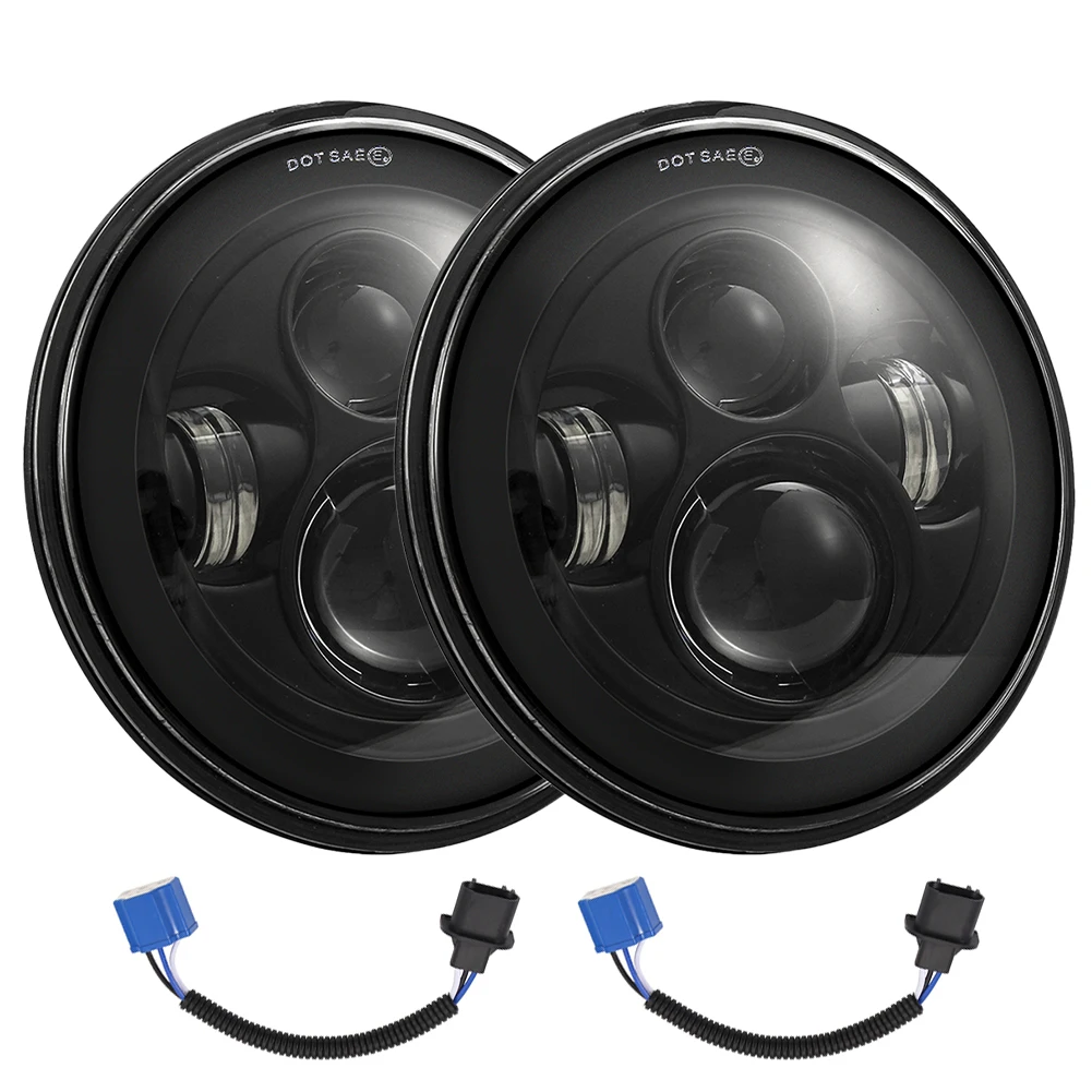 

7 inch LED Headlight 50W 6000K White High Low Beam CREE LED Headlamp IP67 Waterproof Housing for Motorcycle SUV Off-Road